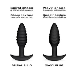 Dorcel Spiral Silicone Anal Plug - Dreamy Desire
