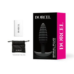 Dorcel Spiral Silicone Anal Plug - Dreamy Desire