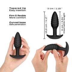 Dorcel Wavy Silicone Anal Plug - Dreamy Desire