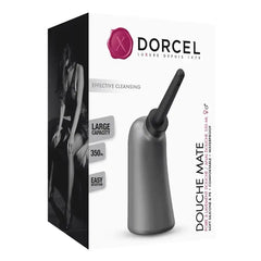 Dorcel Douche Mate 350ml anal cleansing bulb in silver and black packaging