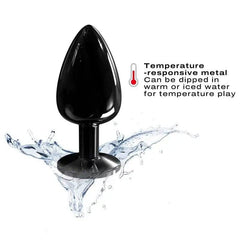 Diamond Anal Plug Black Large | Dorcel - Dreamy Desire
