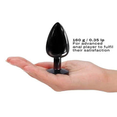 Diamond Anal Plug Black Large | Dorcel - Dreamy Desire