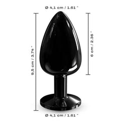 Diamond Anal Plug Black Large | Dorcel - Dreamy Desire