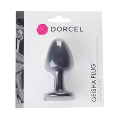 Dorcel Geisha Plug small in retail packaging showing product name and silicone material details