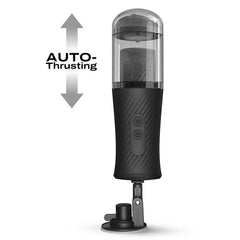 Dorcel Thrust Blow auto-thrusting masturbator with transparent sleeve and suction cup mount