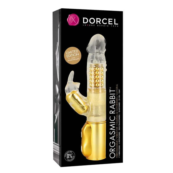 dorcel orgasmic rabbit vibrator box
