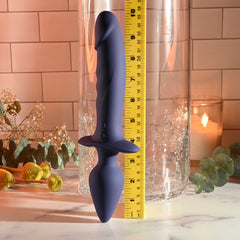 Dual Defender measured against ruler showing approximately 10 inches total length