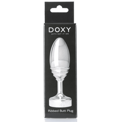 Doxy Ribbed Butt Plug - Dreamy Desire