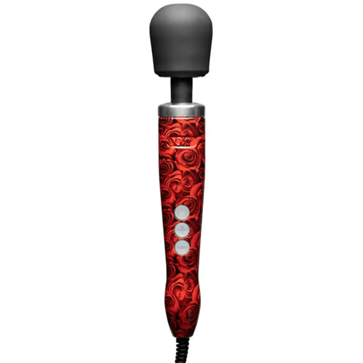 Doxy Die Cast Rose Pattern Limited Edition Wand Massager - Dreamy Desire