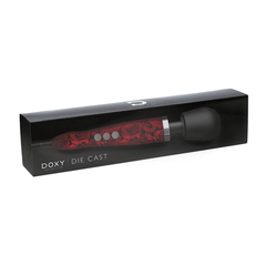 Doxy Die Cast Rose Pattern Limited Edition Wand Massager - Dreamy Desire