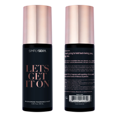 SIMPLY SEXY PHEROMONE BODY MIST - LET'S GET IT ON - 3.35 floz | 99mL