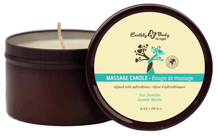 Earthly Body at Night Candle Aphrodisiac Collection Sea Jasmine 6oz