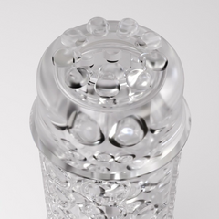 Pearl Sleeve base with a thick ring of large pearls and indented end rings