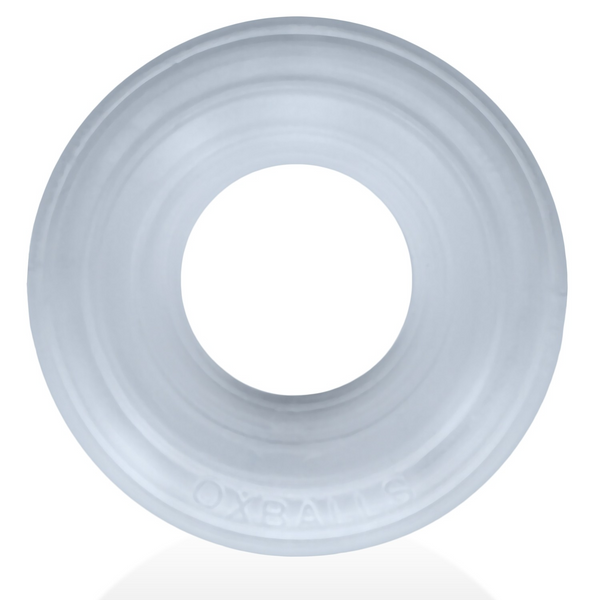 ROTO grooved gripper-ribbed cockring CLEAR STEAM