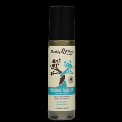 Earthly Body At Night Sea Jasmine Perfume Roll-On 10ml glass bottle with teal label detail