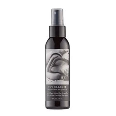 Earthly Body Toy Cleaner in a dark 4 fl oz spray bottle with a pump top