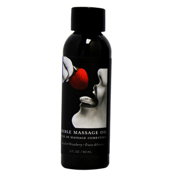 Earthly Body Strawberry Edible Massage Oil - Dreamy Desire