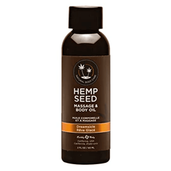 Earthly Body Hemp Seed Massage Oil Dreamsicle - Dreamy Desire