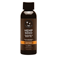 Earthly Body Hemp Seed Massage Oil Dreamsicle - Dreamy Desire