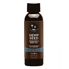 Earthly Body Hemp Seed Massage Oil Moroccan - Dreamy Desire