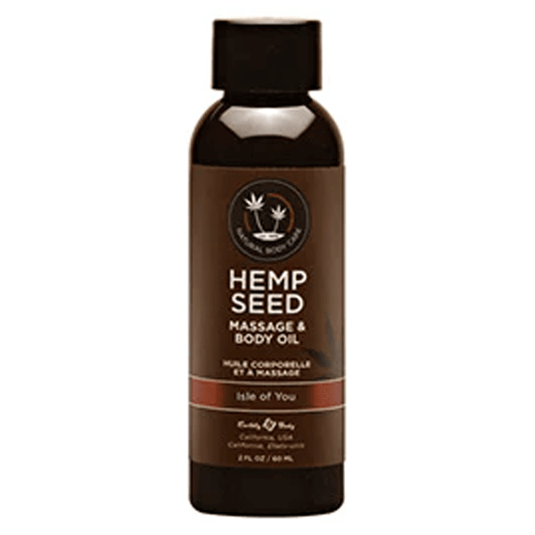 Earthly Body Hemp Seed Massage Oil Isle Of You - Dreamy Desire