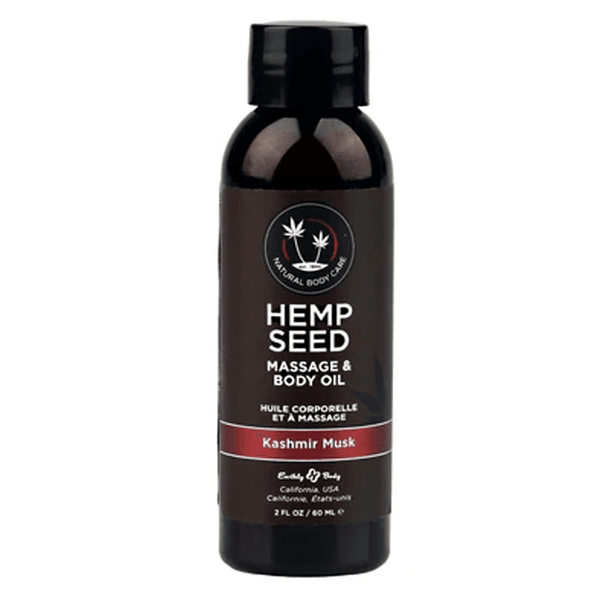 Earthly Body Hemp Seed Massage Oil Kashmir Musk - Dreamy Desire
