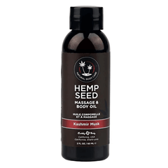Earthly Body Hemp Seed Massage Oil Kashmir Musk - Dreamy Desire