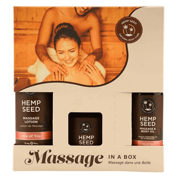 Earthly Body Hemp Seed Massage Gift Box Isle of You - Dreamy Desire