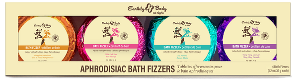 Earthly Body at Night Bath Fizzer Aphrodisiac Collection Set  4pc
