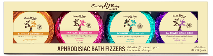 Earthly Body at Night Bath Fizzer Aphrodisiac Collection Set  4pc