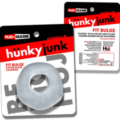 FIT BULGE hung-style cockring CLEAR STEAM