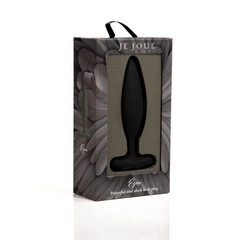 Egon butt plug in Je Joue branded box, labelled powerful and sleek, side angle