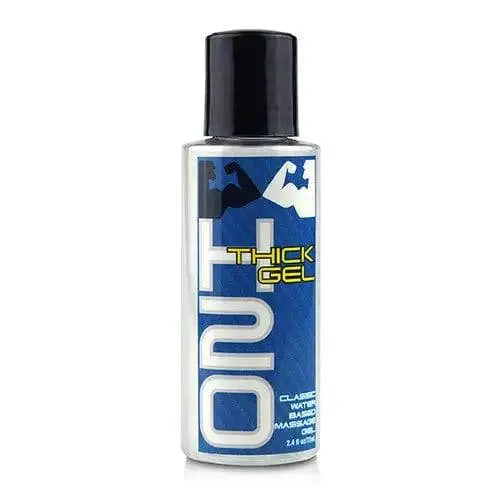 Elbow Grease H2O Thick Gel 2.4 oz bottle with blue label and black flip cap