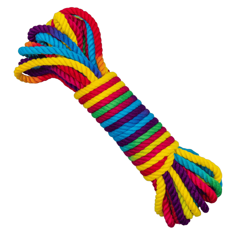 Emojibator BDSM Funfetti Rainbow Bondage Rope