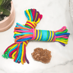 Emojibator Funfetti Rainbow Bondage Rope - Dreamy Desire