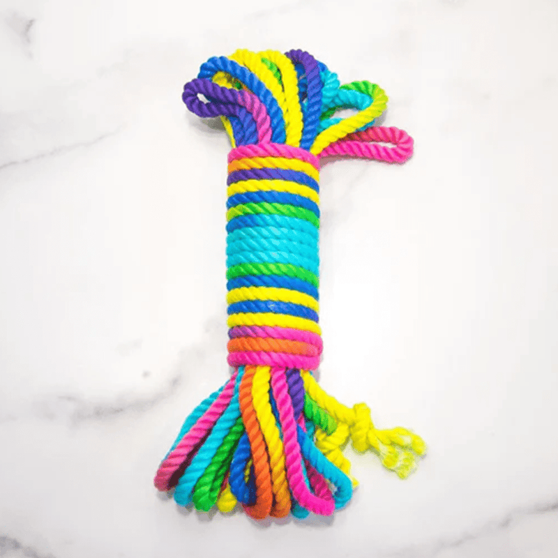 Emojibator BDSM Unicorn Rainbow Bondage Rope