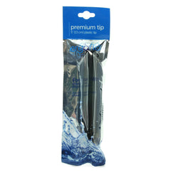 Ergoflo premium tip packaging showing 5-inch plastic nozzle in sealed bag with product details