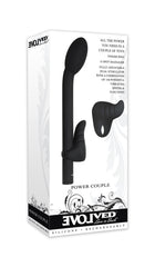 Evolved Power Couple 2-piece set shown in branded packaging with feature callouts on box