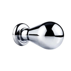 Extreme Bulb Plug Large showing smooth tapered bulb shape and flared base, side angle