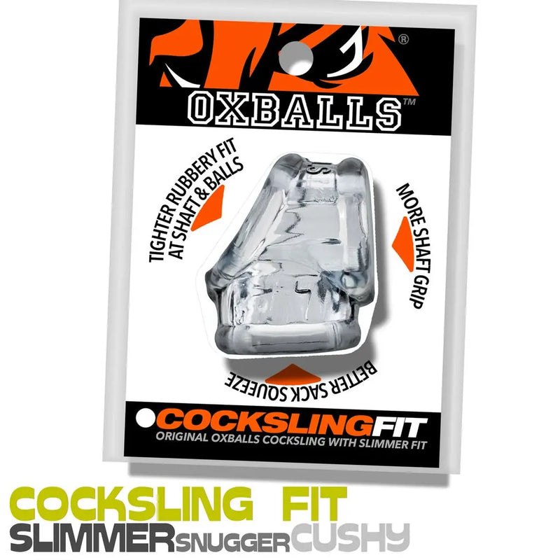 OXBALLS CockSling FIT Clear cock ring sling packaging