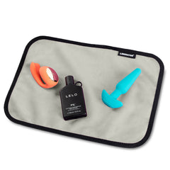 Fascinator Toy Pad - Moisture-proof Toy Pad, Microvelvet - Grey - Dreamy Desire