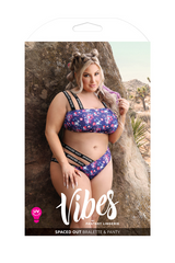Fantasy Lingerie Spaced Out Bralette & Panty Set – S/M