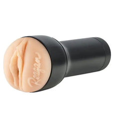 FeelReagan Foxx Stroker removed from case revealing skin-tone sleeve with signature detail