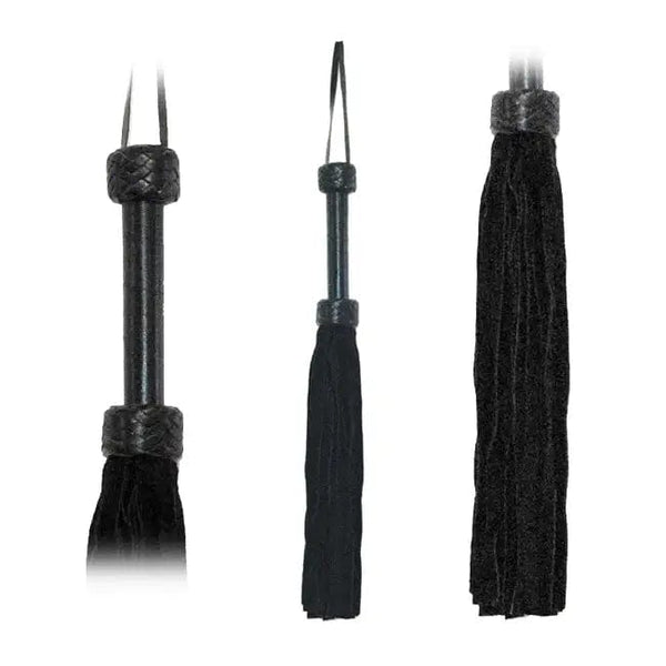 Fetissimo Other Fetissimo Flogger Black Suede Tails 18 Inches