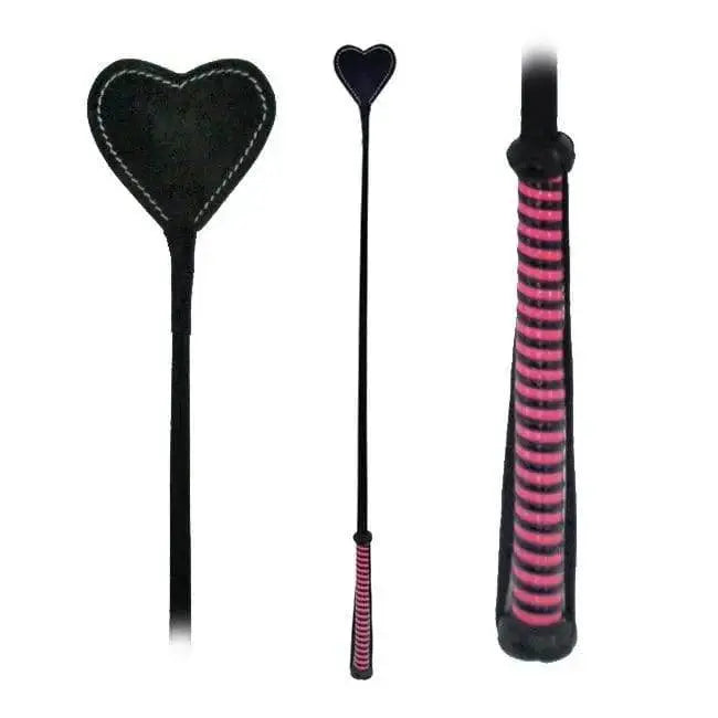 Fetissimo Riding Crop Heart Shaped Vegan Friendly Red - Dreamy Desire