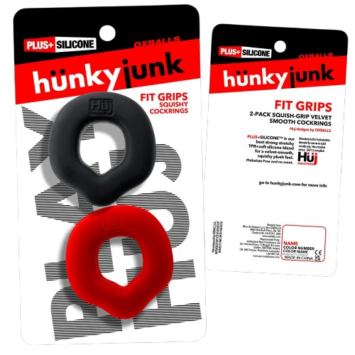 Fit Grips 2-pack front and back retail packaging showing product details and Plus Silicone label
