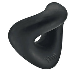 FORM cockring flipped to show surround-warp shape for shaft grip, matte black finish
