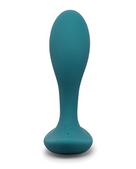 Front view of b-Vibe prostate vibrator revealing smooth matte finish and slim neck