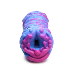 Close-up front view of Cyclone stroker opening, highlighting detailed alien-inspired entry texture