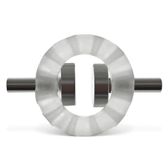 Front-facing view of Airballs Electro ball stretcher with both contact pins fully assembled